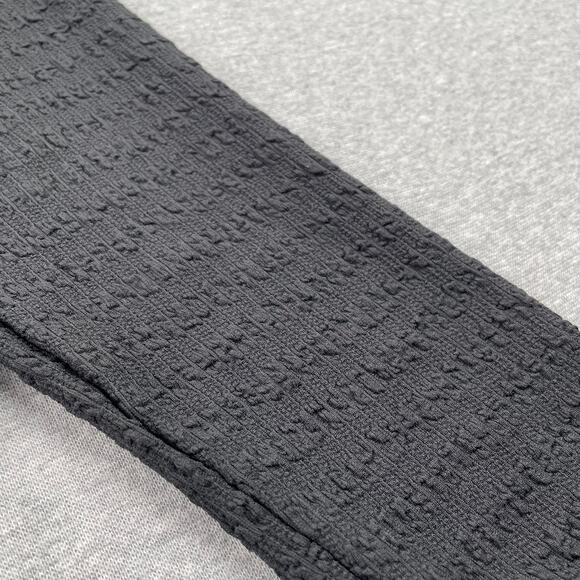 Kirious Nordstrom Top Womens L Black Tie Front Cinch Sweetheart Neck Long Sleeve - Picture 10 of 11